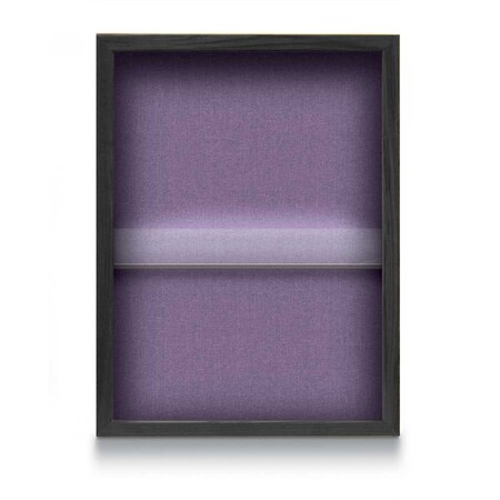 United Visual Products Indoor Enclosed Combo Board, 48"x36", Black Frame/Black & Surf UVCB4836B-BLACK-SURF